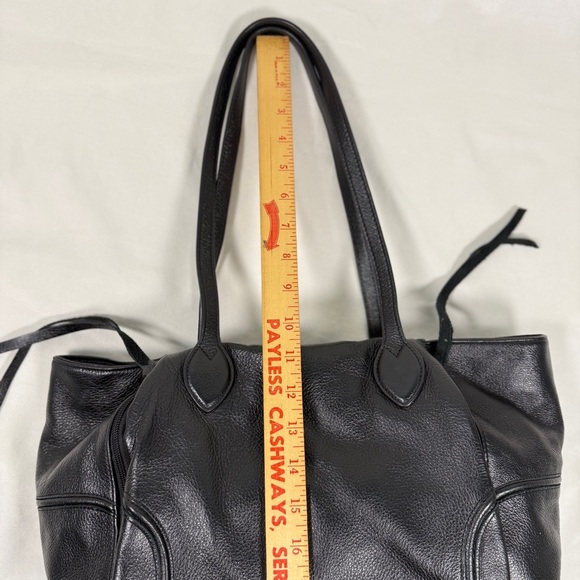 Aimee Kestenberg “Chelsea” Black Leather Shoulder Bag - Picture 10 of 11